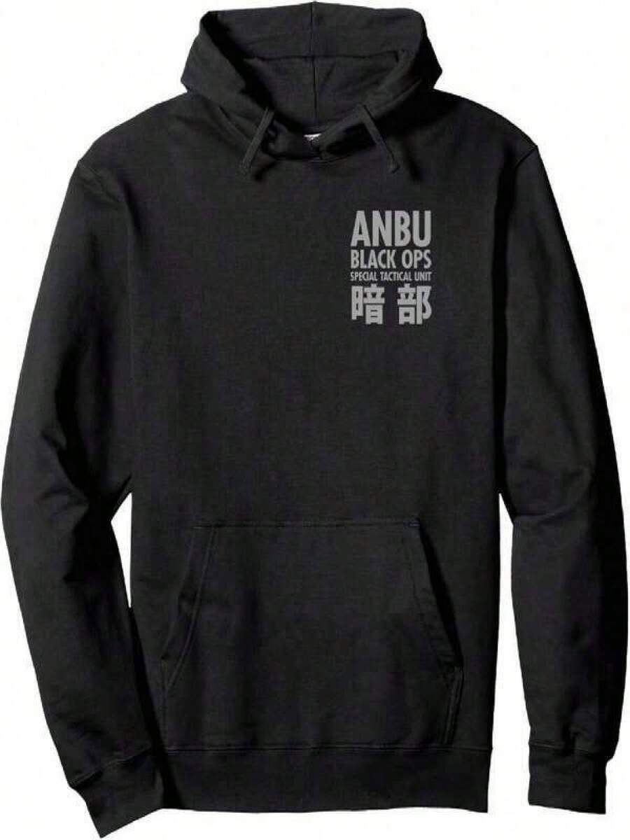 Men Outdoor Hoodies & Sweatshirts - Black - View 1