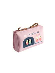 1个便携式药袋，小巧药盒，方便旅行携带的药品收纳包，适合日常使用、户外活动和旅行。是注重健康人士和经常旅行人士的必备之选，也是必备的医疗配件。多功能布艺药袋，便携式医疗急救包，户外旅行药袋，宿舍急救药品收纳袋（多种颜色可选）。 - 彩色 - 查看 13