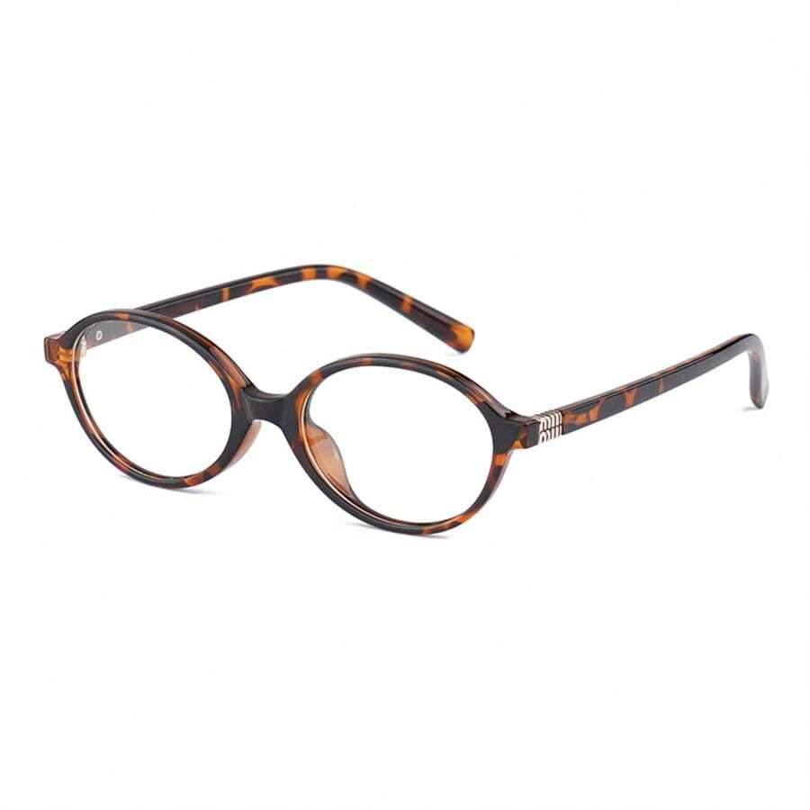 Sunglasses With Oval Frame And Niche Design For Women, High-Quality Small Retro Glasses. - Đồng - Xem 1