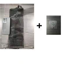 1 件壁挂式伸缩垃圾袋架、购物袋、食品袋、鞋套储物袋、可折叠塑料袋分配器，适用于海滩派对、露营、收纳、房间装饰、厨房配件（颜色/款式随机）