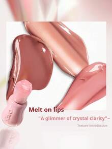 NOVO 滋润唇彩，不粘腻，自然润色，提亮唇色，适合冬季，打造Y2K可爱嘟嘟唇，时尚百搭，生日礼物佳选，派对必备，最佳颜色 - 02#草莓冰茶 - 查看 11