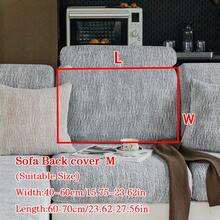1pc All Season Jacquard Chenille Anti-Slip Sofa Seat Cushion Cover, Soft & Skin-Friendly Modern Minimalist Style, Pet-Friendly & Stain-Resistant Elastic Sofa Slipcover, Suitable For L-Shaped Combination Sofa And 1/2/3/4 Seater Sofa (Sold Individually) - Dark Grey - View 16