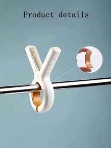 12/4件装防锈弹簧式重型沙滩巾夹 - 耐用塑料挂钩，强力防风夹，多用途晾衣绳夹，适用于衣物、毛巾和毯子，可用于晾衣绳、浴室和厨房收纳，弹簧式紧固件，结构坚固的晾衣工具；可夹住羽绒被、床单、毯子、厚窗帘、沙滩巾、躺椅套、羽绒服、外套、毛衣、毛巾、衣物、背包带等。 - 彩色 - 查看 8