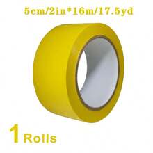 YITAPE 1pc PVC Caution Tape - Black & Yellow Striped Safety Tape - Waterproof, Corrosion Resistant, No Residue, Durable, Suitable For Indoor And Outdoor Use - Yellow - View 18