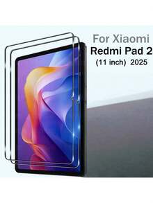 2 Stück gehärtetes Glas Bildschirmschutz kompatibel mit Xiaomi Redmi Pad 2 / Pad 2 Pro / Pad 2 Pro 5G / Pad Mini / Poco Pad M1 / Poco Pad X1, 9H Härte, hohe Auflösung, kratzfest, hohe Empfindlichkeit, präzise Passform, einfache Installation, langanhaltend Schutz für Tablet - Transparent - Übersicht 17