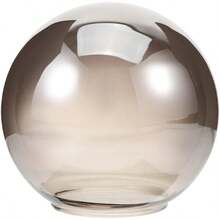 Oferta exclusiva Ciieeo Reemplazo De Pantalla De Lámpara De Vidrio Transparente Para Lámpara Globo De Luz Colgante Vintage Para Apliques De Pared Lámpara Colgante De Araña Diámetro 150 Mm Agujero 70 Mm - gris - Ver 3