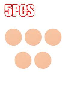 10pcs/5pcs/1pc Large Round Powder Puff, Sponge Powder Puff, Dry And Wet Dual-Purpose, Beauty Tool - Apricot - View 10