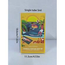 A Set Of 10/1 Bottle(S) Of 5ml Brazilian Fragrance Spray In A Gift Box. This Limited Edition, Portable, Multi-Layered Fragrance Spray Enhances Feelings Of Well-Being, Offers Long-Lasting Scent, And Contains Natural, Refreshing, And Captivating Essences. It Can Also Be Used As An Air Freshener. - 每盒10件 - 查看 10