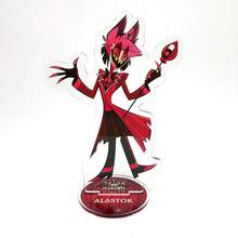 1pc Alastor Acrylic Stand, Anime Merchandise, Game Merchandise, Gift, Holiday Gift, Birthday Gift, Perfect Gift - Multicolor - View 12