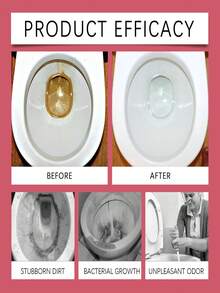 Daily Use Bathroom Toilet Descaling & Deodorizing Fragrant Gel Cleaner, It Can Lock In The Fragrance. Continuously Release, Keep The Air Fresh. Quickly Decompose Odor, Keep The Air Pure. And Improve User Experience. Create A Comfortable Environment. Bathroom Cleaning Tools Cleaner Deodorizer - Multicolor - View 9