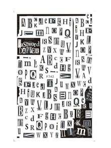 2pcs Retro Letter Nail Art Stickers, Self-Adhesive 3D Nail Stickers, Black Letter Nail Art Decals, Nail Art Accessories, Women DIY - 彩色 - 查看 5
