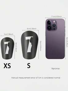 1双迷你专业足球训练护腿板，轻便小巧的防护装备