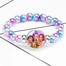 1条新款韩流风格珍珠链吊坠手链，釉面宝石手链，情侣手链，派对礼物首饰 - 彩色 - 查看 11