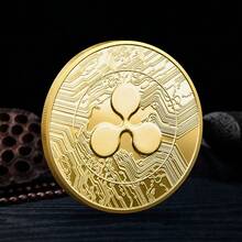 1pc Lucky Clover Commemorative Coin Elephant Coin Antique Silver Relief Commemorative Medal - Gold - View 11