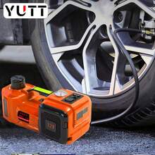 5吨电动千斤顶，45厘米，12伏汽车电动升降设备，适用于SUV、轿车、皮卡轮胎更换和车库维修 - 橘色 - 查看 4