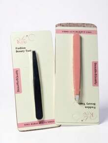 Pinzas de cejas de acero inoxidable profesionales - Elimina con precisión el vello facial, el vello encarnado y el pelo incipiente, adecuado para maquillaje, decoración del hogar, tocador, viaje, dormitorio, accesorios de cosmética, pinzas, regalo asequible de Navidad, cosméticos, herramientas de maquillaje, artículos económicos, regalos, regalos para mujeres, regalo de Navidad - 1 PZ - Ver 4