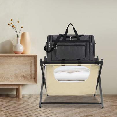 WUPYI Folding Luggage Rack, Foldable Luggage Stand, Luggage Holder
