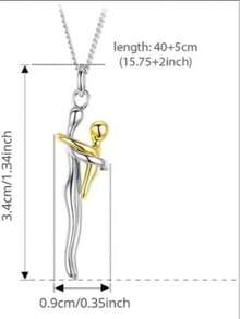 1pc Necklace With Pendant Family Embrace - As Shown - View 3