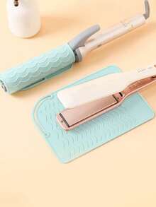 1pc Heat Styling Tool Mat, Universal Size For Straightener And Curler, Heat Resistant Pad For Storage And Travel, Heat Styling Tool Mat, Heat Resistant Silicone Styling Pad Storage Insulation Mat For Hair Styling Tools - Curler And Straightener Brush Pad, Use This Commercial Silicone Heat Resistant Mat To Protect Your Hair Styling Tools - Multicolor - View 19