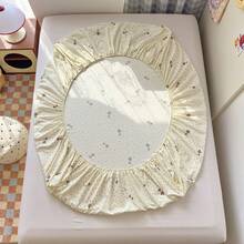 1 件加厚磨毛床单，纯色防滑单人床罩，印花床垫保护罩（不含枕套） - 氣球小熊 - 查看 8