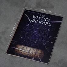 77 Pages Witchcraft Magic Book, Includes Moon Phases, Herbal Knowledge, Spells, Gothic Dark Academia Style Witch's Diary, Perfect For Modern Witches, Wiccans, And Spiritual Explorers - White - View 2