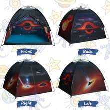 NEW Mangant Black Hole Play Tents - Cúpula Espacial para s y Niñas 3-10 Años - Tienda de Campaña Desplegable para Aventuras Imaginativas en Interiores y Exteriores - Regalo Original47 x47 x43 - como en la foto - Ver 2