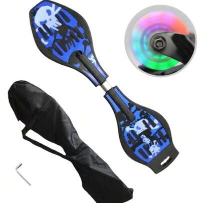 Patineta Ripstik patineta de 2 ruedas con llantas de hidrogel con luz led