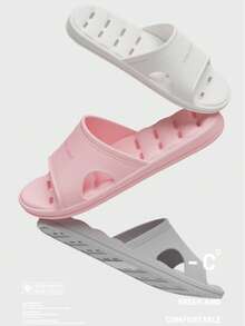 Cómodas zapatillas antideslizantes y antibacterianas para hombres para interiores, zapatillas de baño de EVA para mujeres, regalos para el Día de la Mujer, artículos esenciales para viajes, recuerdos de boda, estilo Y2K, para dormitorio, accesorios de coche para mujeres, decoración de cocina, playa, verano, vacaciones, viajes esenciales, blusas para salir, artículos del hogar - Zapatillas de hombre y de mujer - Ver 8