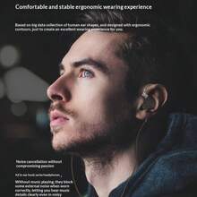 KZ ZSN Pro 有线入耳式监听耳机 - 双动圈 HiFi 立体声，降噪耳塞，可拆卸线缆，USB 供电，橡胶舒适贴合，动漫/电影/电视/游戏理想之选