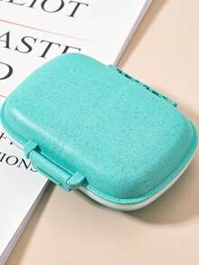 便携式药盒，旅行必备，防潮药盒，可重复使用，男女通用，日常用药收纳袋，可存放维生素、药品和营养补充剂，居家旅行必备配件