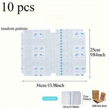 10个装透明超薄书套 - PVC材质,防刮防震,轻便透明,适用于学校、办公室、图书馆 - 可装教科书、笔记本、杂志、漫画 - 返校必备(10个装),书套,学习用品,简约设计,防刮保护套,办公用品 - 彩色 - 查看 13