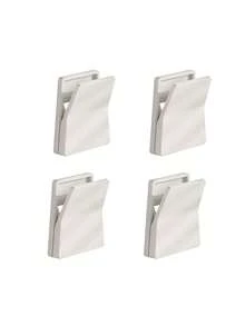 4件套壁挂/仪表盘式厨房手套架，带夹子、挂钩和卡扣 - 重型塑料手套架，适用于橡胶手套、洗碗用品收纳，节省空间的卫生整理架，手套悬挂架 - 彩色 - 查看 8