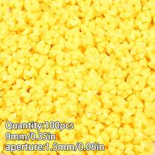 100pcs Acrylic Gear Beads Spacers, Multi-Color Options, DIY Jewelry Making, Beading, Craft Supplies, Friendship Gifts, Home Decor, Small Accessories