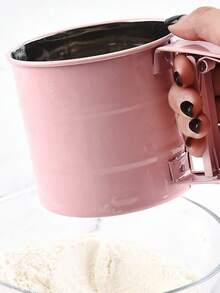 手持式不锈钢网筛面粉器，粉末筛，烘焙工具，厨房小工具，家用厨房用品 - 彩色 - 查看 8