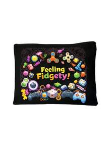 Sensory Friendly Makeup & Accessories Pouch - Designed For Individuals With Sensory Needs, Features Sensory-Friendly Icons, Holds Small Tools, Supplies, Travel Essentials, Available In Multiple Colors, Durable Polyester Material,Charger Storage Bag,Travel Essential Makeup Bag: Girls' Travel Survival Bag, Men's And Women's Zipper Bag, Cosmetics ﻿ - Multicolor - View 16