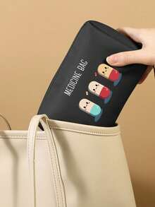 1个便携式药袋，小巧药盒，方便旅行携带的药品收纳包，适合日常使用、户外活动和旅行。是注重健康人士和经常旅行人士的必备之选，也是必备的医疗配件。多功能布艺药袋，便携式医疗急救包，户外旅行药袋，宿舍急救药品收纳袋（多种颜色可选）。 - 彩色 - 查看 2