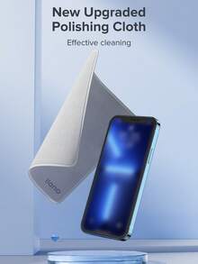 Llano Newly Upgraded Cleaning Cloths Polishing Cloth Efficient Cleaning For Cameras And Sensitive Electronics,Screen & Phone Cleaning - Blue and White - View 4