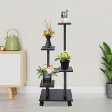 YUNRUX Plant & Flower Stand/Basket - Black - View 10