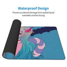 New Mouse Pad Pink Pig Extended Gaming Mousepad Kawaii Cartoon Desktop Mat With Stitched Non-Slip Rubber Base Cute Keyboard Pad (1).Jpg - 彩色 - 查看 2