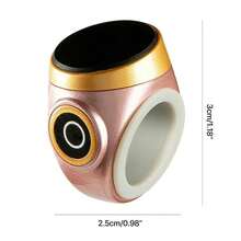 可充电静音铃声计数器，IPX8级防水铃声计数器，智能铃声计数器，带振动提醒的数字铃声计数器，便携式铃声计数器，祈祷时间追踪礼品 - 彩色 - 查看 9