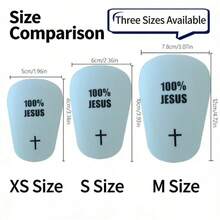 1 Pair Football Mini Shin Guards, Black & White Cross Series, Unisex Thick Sports Protective Gear, Leg-Hugging Design, Suitable For All Seasons - 100% Cross - View 3