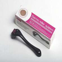 540 Needle Roller Massager – Face Scalp Skin Care Tool, Facial Massage Roller For Beauty Salon, Spa And Home Use - 黑色 - 查看 3