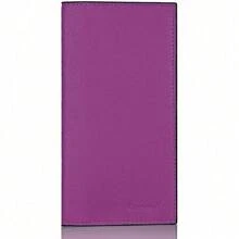 Premium Leather Checkbook Cover For Men And Women Checkbook Holder Wallet RFID Blocking - 紫牡丹 - 查看 1