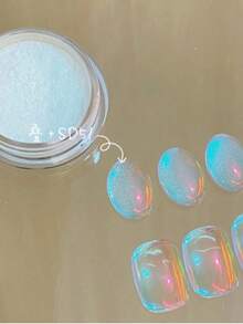 1pc Nail Smoothing Agent, Celebrity Smoothing Agent, Sugar Coating Powder, Nail DIY Jewelry Shell Powder YK2 Nails - Multicolor - View 3