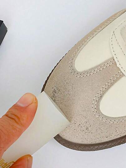 Borrador de limpieza de zapatos, borrador de limpieza mágico de zapatos, material de goma de alta densidad para limpieza, esencial para viajes y el hogar, adecuado para ante, nubuck, cuero, zapatillas y malla, limpieza en seco sin agua, portátil y suave, eliminación instantánea de manchas, herramienta multifuncional para el cuidado de los zapatos
