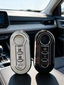 Fashion Keychain Protective Case, Made Of Soft TPU Material, Provides Comprehensive Protection For Fiat 500 Keys. Bravo Car Key Remote Control Protection Box, Universal Key Case