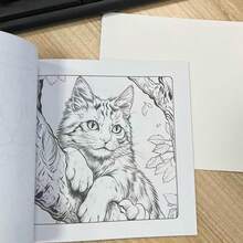 كتاب تلوين سميك عالي الجودة مكون من 24 صفحة، يحتوي على رسومات معقدة من الماندالا وقطط غامضة. هذا الكتاب المخصص للرسم مناسب للبالغين والمراهقين لتلوين بالأقلام الملونة، ويساعد على استرخاء العقل وتحفيز الإبداع. مناسب كهدية للنساء، الأولاد، عيد الحب، عيد الفصح، لوازم المدرسة، لوازم المكتب، العودة إلى المدرسة - متعدد الألوان - مشاهدة 6