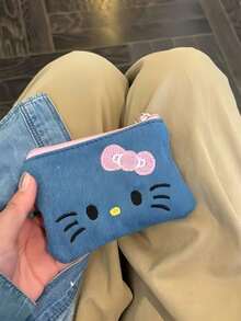 SANRIO 1个卡通可爱迷你钱包，多功能零钱包兼卡包，方便携带，适合在家、旅行、购物或野餐时存放硬币、银行卡和其他小物件。是生日派对、母亲节、情人节和节假日送给朋友的理想礼物。 - 彩色 - 查看 10