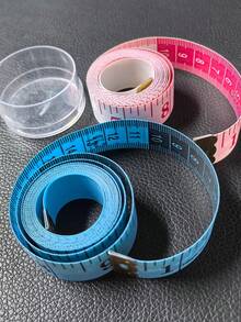 1/3卷随机颜色现代缝纫卷尺，双面柔软测量，适合DIY缝纫，可测量包括周长在内的各种尺寸，是送给女士、母亲、朋友、女朋友和男朋友的理想礼物。非常适合生日、婚礼、周年纪念日、情人节、感恩节和新年惊喜。这款卷尺几乎完美。 - 彩色 - 查看 4