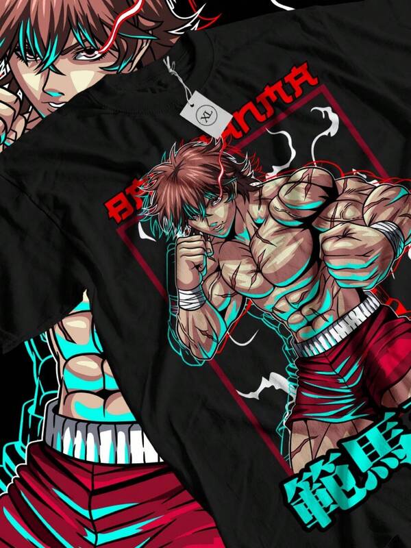 Baki The Grappler T-Shirt Baki Hanma Yujiro Hanma Baki Boxing Shirt All Size